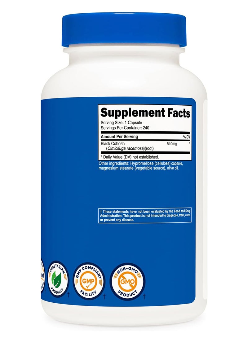 الكوهوش الأسود، 540 ملجم، 240 كبسولة - Image 5