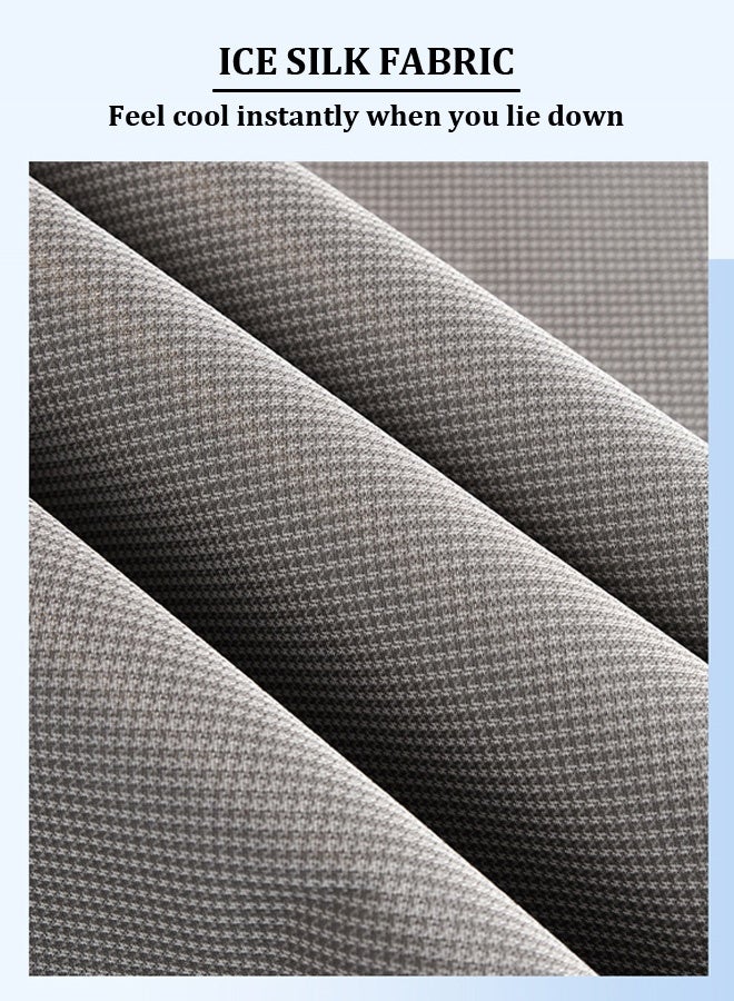 Cool Touch Machine Washable Antibacterial Summer Mattress Topper Set, 2 Pieces - Image 2