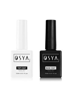 OSYA OSYA Top And Base Coat Soak Off UV And LED Drying Long 15ml 2Pcs  - Image 1