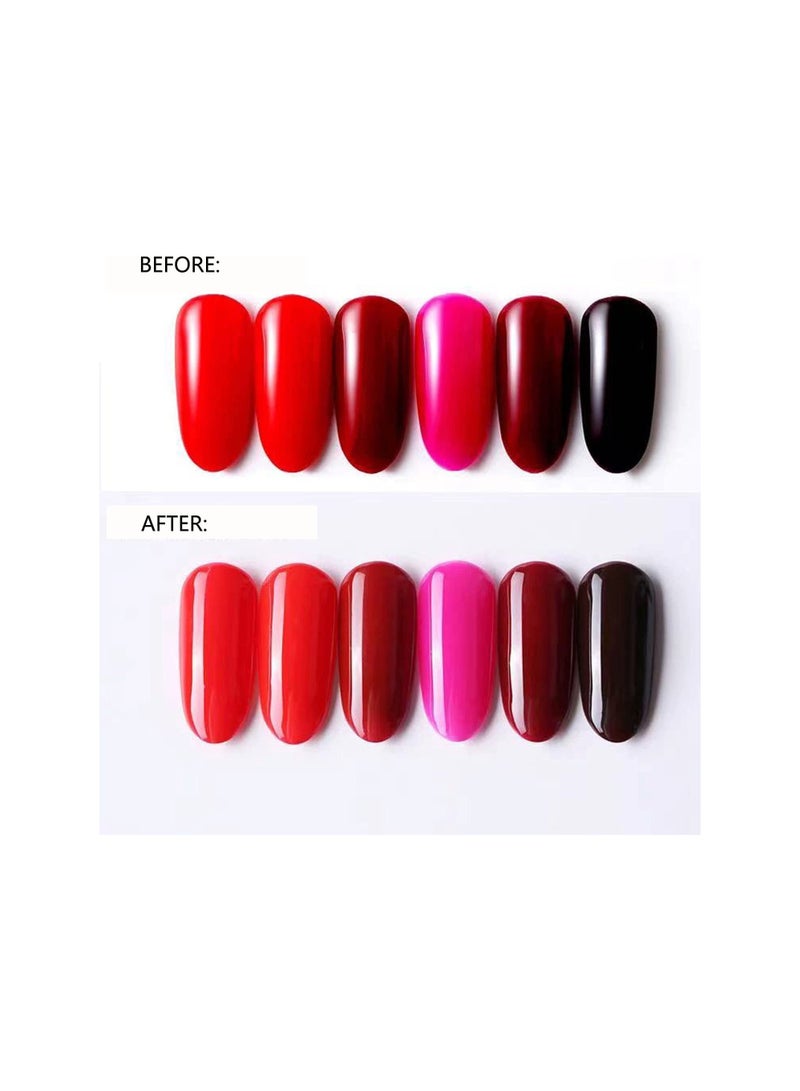 OSYA Top And Base Coat Soak Off UV And LED Drying Long 15ml 2Pcs - Image 3