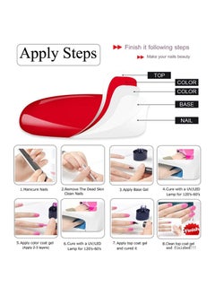 OSYA OSYA Top And Base Coat Soak Off UV And LED Drying Long 15ml 2Pcs  - Image 4