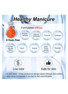 OSYA OSYA Top And Base Coat Soak Off UV And LED Drying Long 15ml 2Pcs  - Image 5