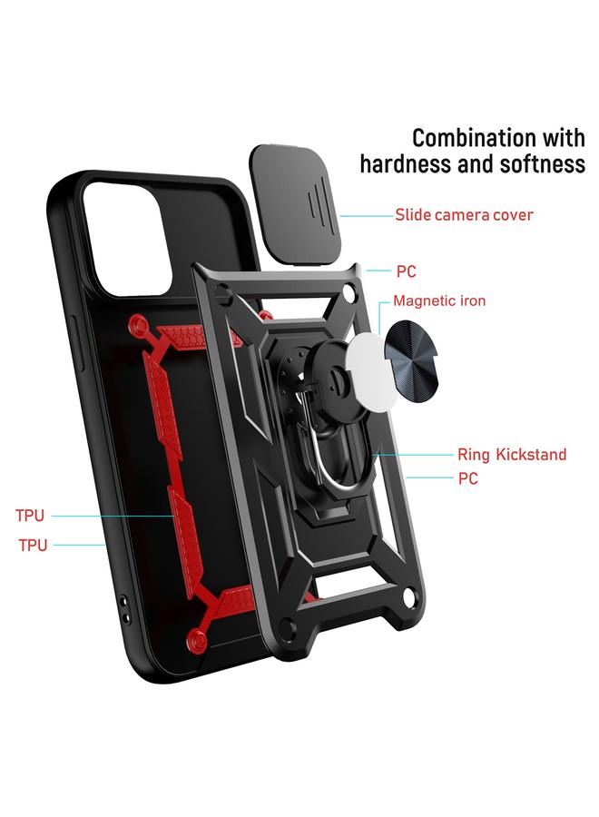 Zaboon Case For iPhone 13 Pro Sliding Camera Cover Design TPU+PC Protective Case - Image 3