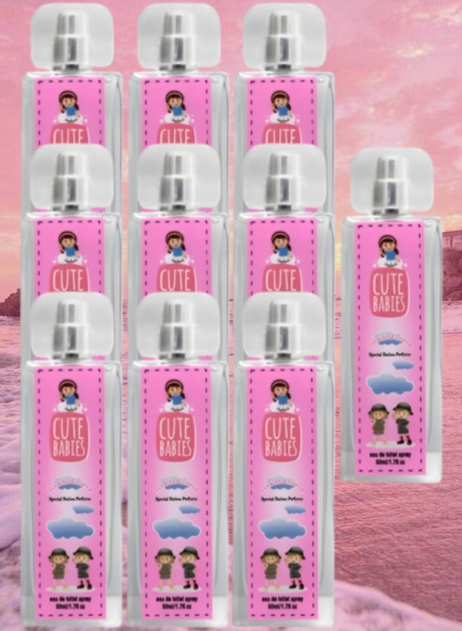 Cute 10 Pieces Babies Jasmine Flower Perfume 50ml EDT - Image 1
