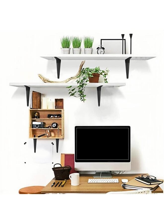 10 PCS Shelf Bracket,Heavy Duty Shelf Brackets,Floating Shelf Bracket L Brackets,Metal Shelf Brackets for Wall (Size : 7.8in*9.8in) - Image 3