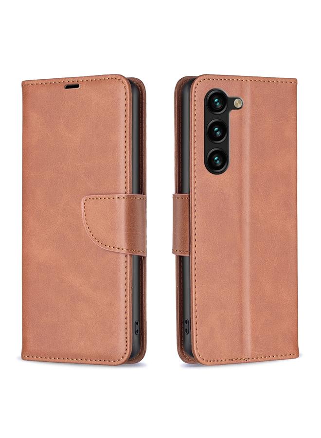 S-TOP Case For Samsung Galaxy S23+ 5G Lambskin Texture Leather Phone Case - Image 1
