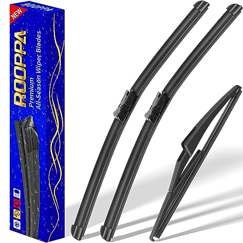 3 wipers Replacement for 20152020 2021 2022 2023 jeep renegade Windshield Wiper Blades Original Equipment Replacement  222011 Set of 3 Top Lock