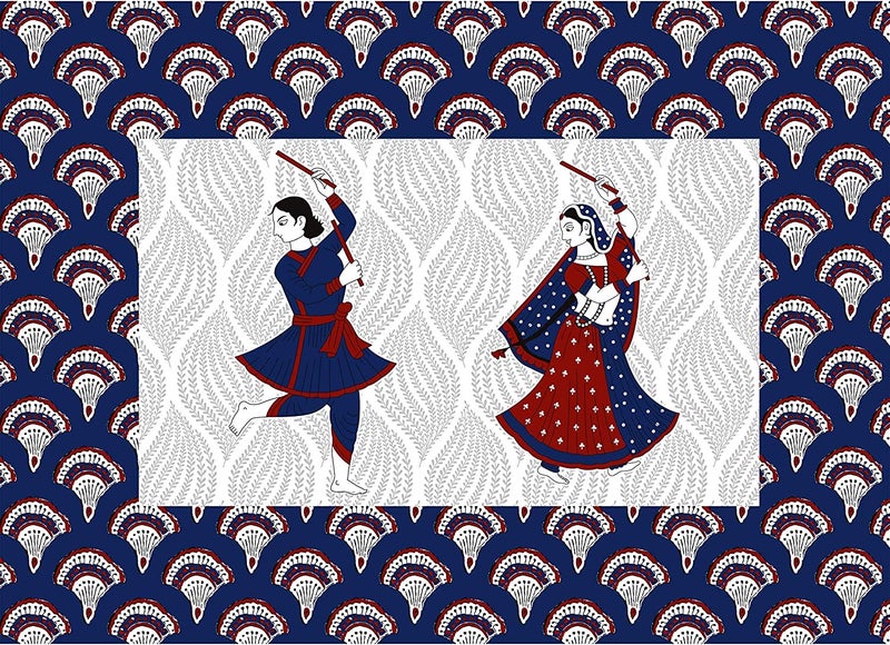 Monik Handicrafts Comfort Rajasthani Jaipuri Traditional Sanganeri Print 144 TC 100 Cotton Double Bedsheet with 2 Pillow Covers - Image 5