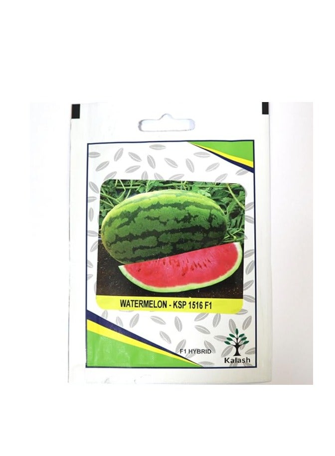 Generic Kalash Watermelon- KSP 1516 F1 Hybrid Premium Quality Seeds By “Garden Care” 