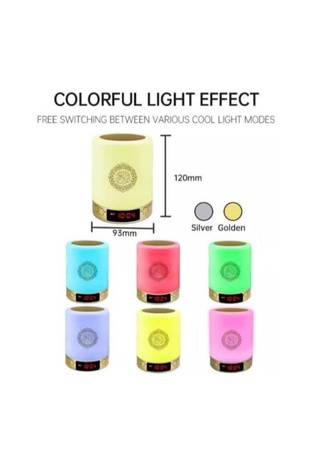 Muslim Bluetooth Quran Speaker Lamp Time Display Azan Clock Islamic Gift Set Muslim Speaker - Image 4