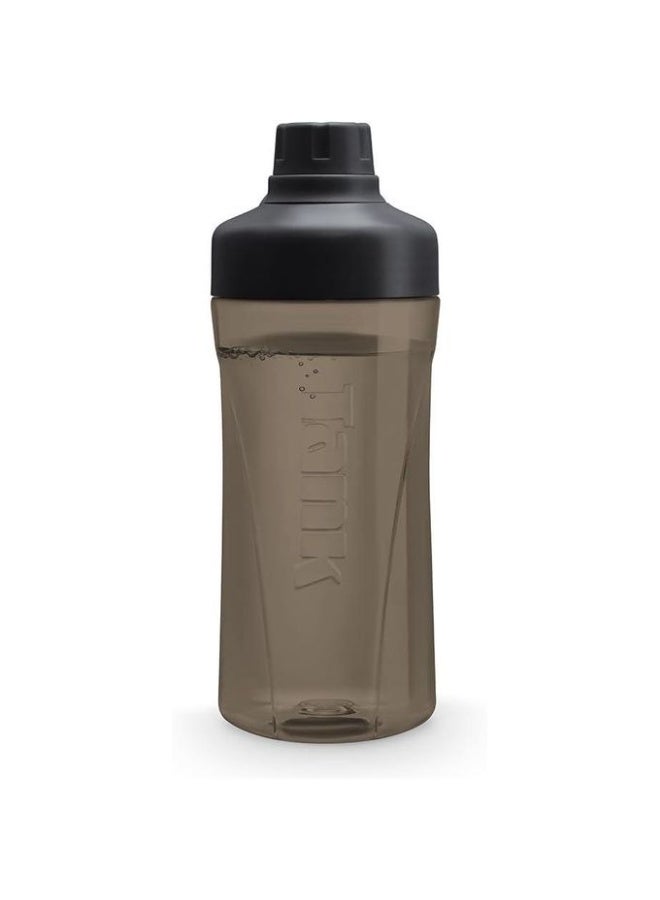 تانك زجاجة مياه بلاستيك تريتان من تانك سعة 550 مل، لون اسود، خالية من البيسفينول ايه - Image 2