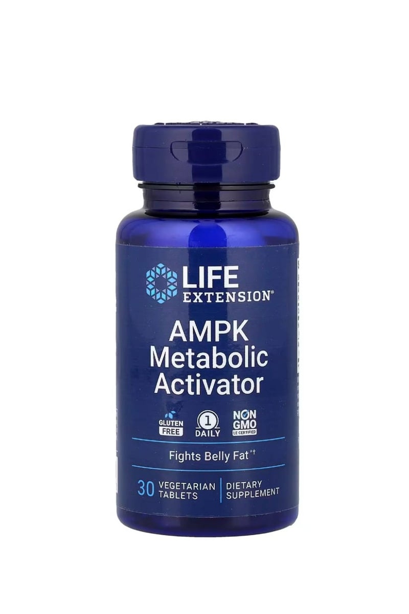 Life Extension AMPK Metabolic Activator 30 Vegetarian Tablets - Image 1