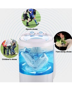 ELTRAZONE Shoe Washing Machine Small Household, Portable Lazy Washing Machine, 360° Cleaning, 10 Minutes Fast Cleaning, Safe Material Does Not Hurt Shoes Blue/White  - Image 2