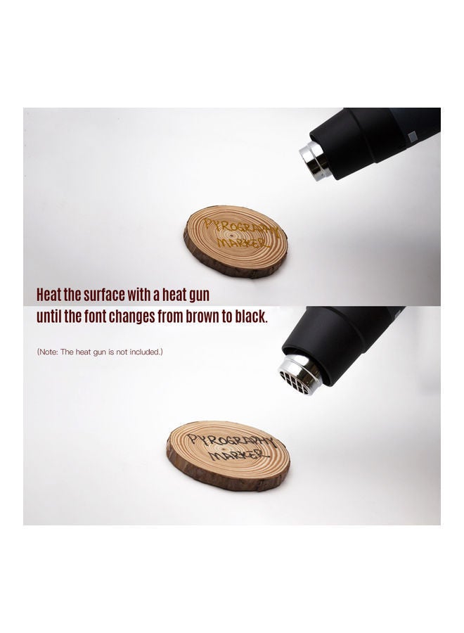 نيبمينينت قلم ماركر بايروغرافي مع قفازات مضادة للماء و4 شرائح خشبية متعدد الألوان - Image 5