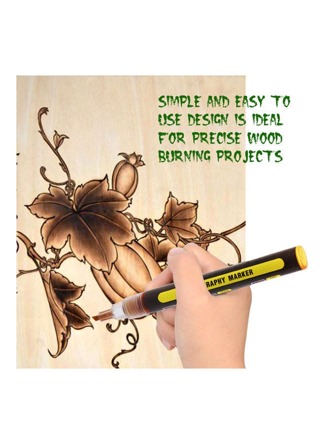 نيبمينينت قلم ماركر بايروغرافي مع قفازات مضادة للماء و4 شرائح خشبية متعدد الألوان - Image 3