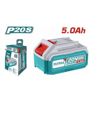 Total 5.0Ah 20V Lithium-Ion Battery Pack for P20S Power Tools – Long-Lasting Rechargeable Battery with LED Power Indicator – Compatible with All P20S Cordless Tools – Ideal for DIY & Professional Use - pzsku/Z09614FA0922C0B7EEC9DZ/45/1745909673/68ef887a-0071-452d-a15a-8481a220ad6c
