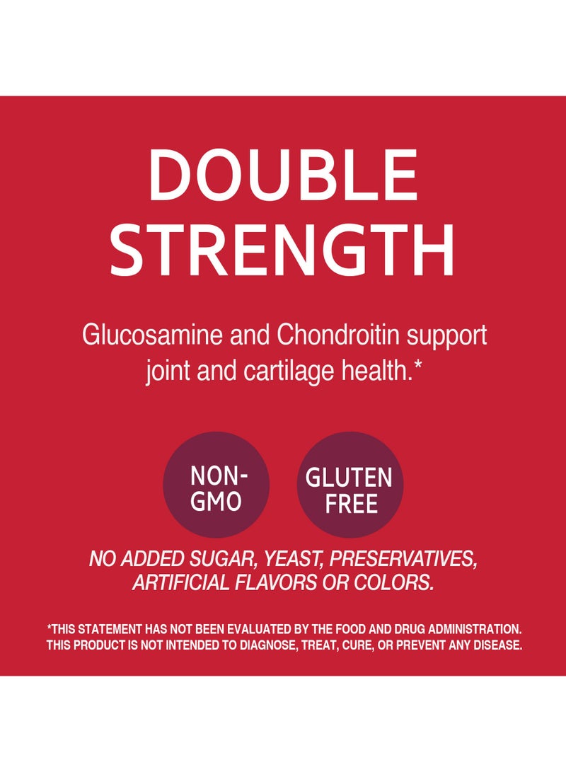 21st Century Glucosamine - Chondroitin Double Strength 60 Easy to Swallow Capsules  - Image 4