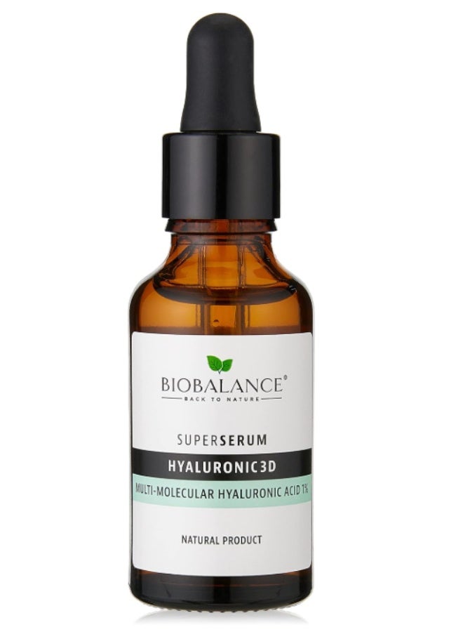 بايو بالانس سيروم بيوبالانس سوبر هيالورونيك ثلاثي الأبعاد 1% 30 مل - سيروم مرطب للوجه بحمض الهيالورونيك متعدد الجزيئات - Image 2