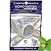 NoMo Nausea NoMo Migraine Band Instant Migraine Headache and Tension Relief with Peppermint Essential Oils and Acupressure Drug Free Aid for Pounding Headache and Migraine Relief - Image 1