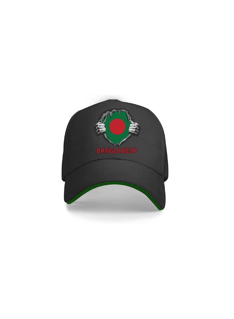 PRINTSHOP4ME Bangladesh Cricket Sports Fans Set - Pack of 3 Combo - Cap, Drawstring Bag, and Hand Flag - Ideal for Matches, Events, and Everyday Use - Perfect for Sports Fans - Image 4