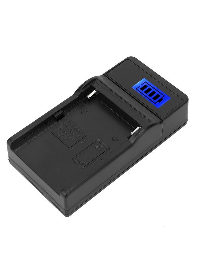 LCD Display Screen USB Camera Battery Single Charger for NP-F780 F980 F990