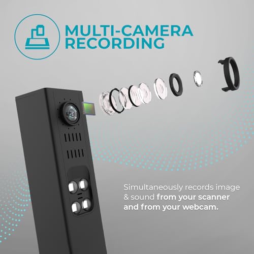 IRIScan Desk Scanner for Laptop Document Camera a4 Scanner- v6business :8MP/12MP visualizer, Library Scanner, Free PDF Editor,Portable Scanner,Book Scanner,AI Curve Flattening-Finger Hiding,Win Mac - Image 5