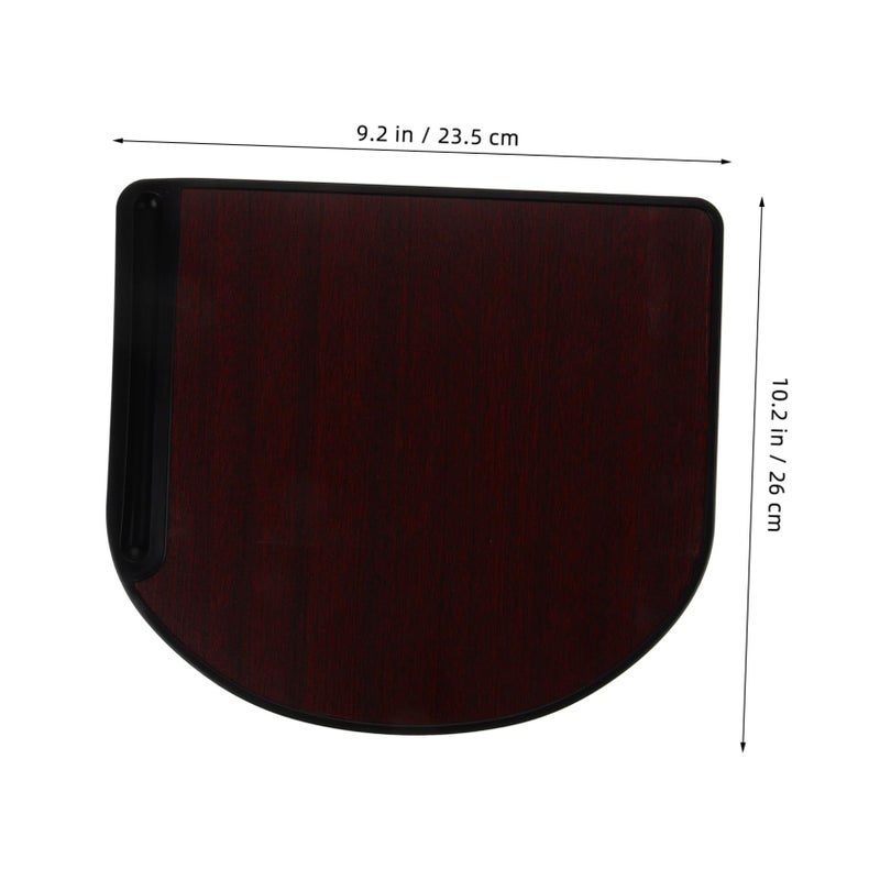 Black Folding Writing Board for Conference and Meeting Chair Replacement - Image 3