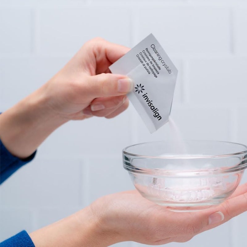 INVISALIGN بلورات تنظيف إنفزلاين للموصلات الشفافة والاحتفاظ، (50 عبوة) - Image 4