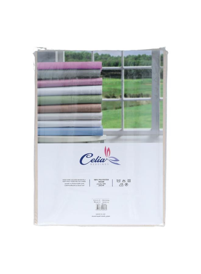 Celia 4-Piece Elegant Design Queen Bed Sheet Set Wheat - Image 2