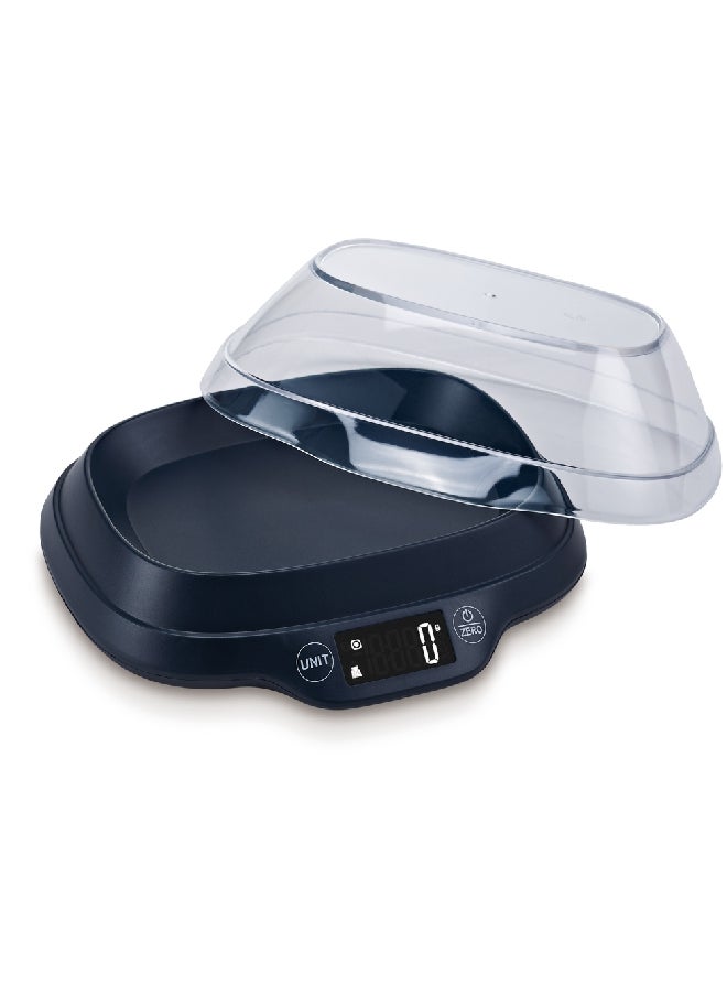 CAMRY - Automatic Shut Off Electronic Digital Display Kitchen Scale Black and Clear 5kg EK2160H - Image 1