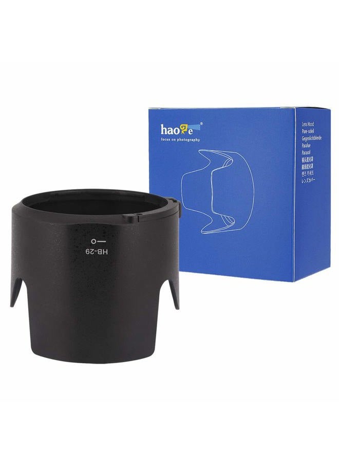 Haoge Bayonet Lens Hood Compatible with Nikon Nikkor AF-S 70-200mm f/2.8G IF-ED VR Lens Replaces Nikon HB-29 - Image 2