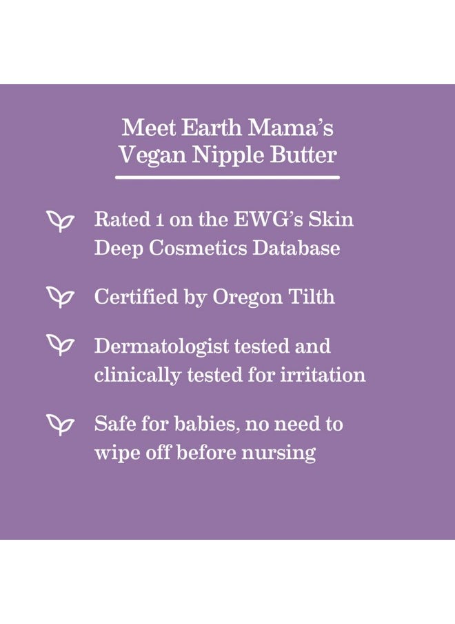 Earth Mama Vegan Nipple Butter Crueltyfree Breastfeeding Cream For Nursing Mamas Lanolinfree 2Ounce  - Image 5