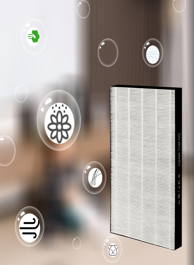 DAODEFUL KC860U filter for Sharp KC-860U Air Purifier Part # FZ-C150HFU Used for Room with HEPA Filter - 2 Pack - Image 4