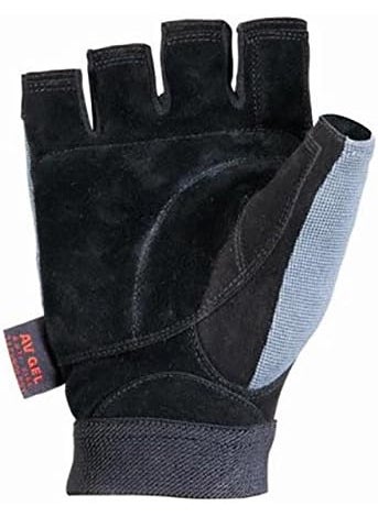 VALEO Valeo VI4872SM GLAX Fingerless Padded Palm Glove Small Black  - Image 3