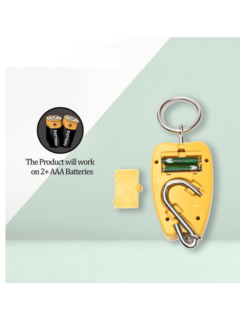 ميزان معلق TS320 سعة 200 كجم، ميزان رافعة صغير، آلة وزن إلكترونية محمولة للأمتعة، ومحطات الغاز المسال، ومزارع الدواجن، وساحات الخردة، والمطارات، واستخدامات السفر - Image 2