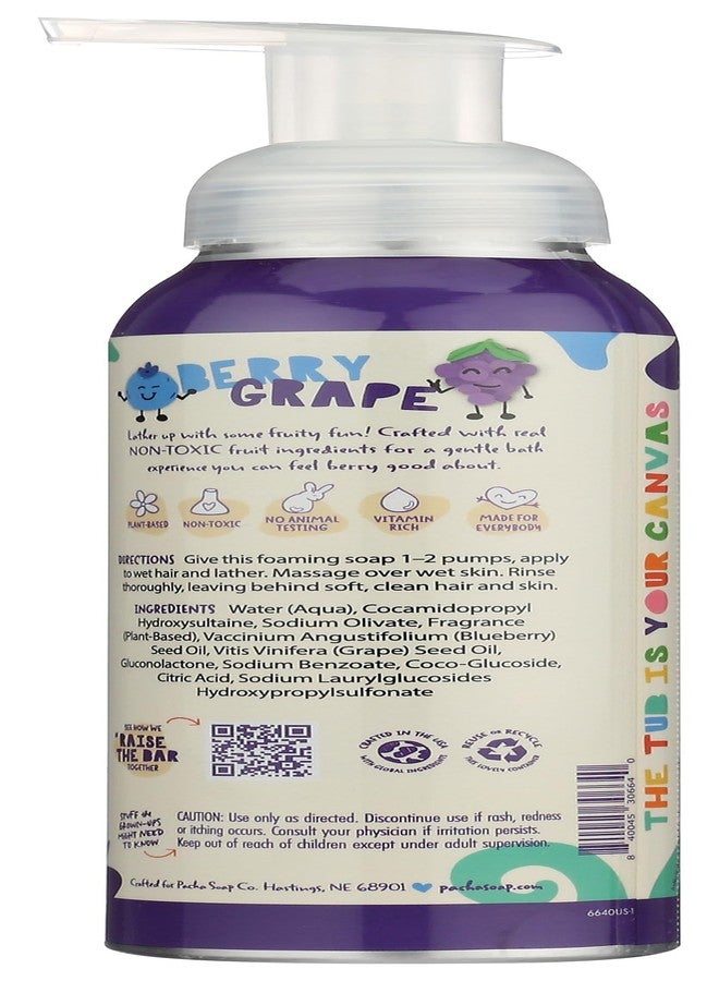 Pacha Soap Co Pacha Soap Kids Berry Grape 2 In 1 Shampoo & Body Wash, 12 Fz - Image 2