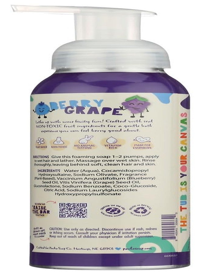Pacha Soap Co Pacha Soap Kids Berry Grape 2 In 1 Shampoo & Body Wash, 12 Fz - Image 4