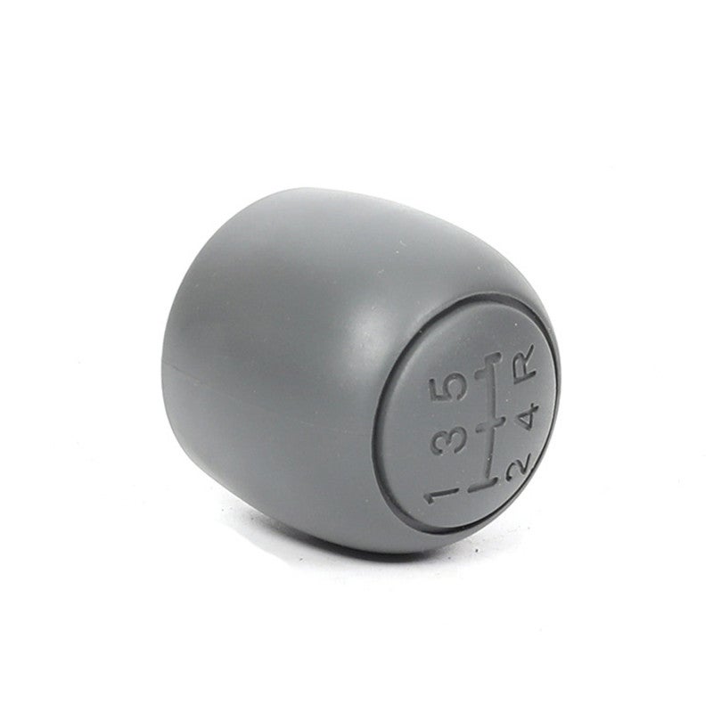 Gear Lever Cover: Grey High-quality Synthetic Leather, Ergonomic Design - Smooth Surface Gear Shift Handball for Comfortable Daily Driving - Image 3