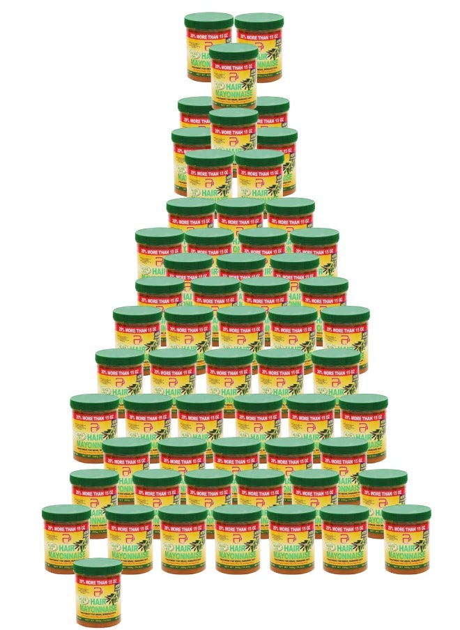 PYRON 59 Pieces Hair Mayonnaise Treatment for Weak & Damaged Hair with Olive Oil 500grams  - Image 1