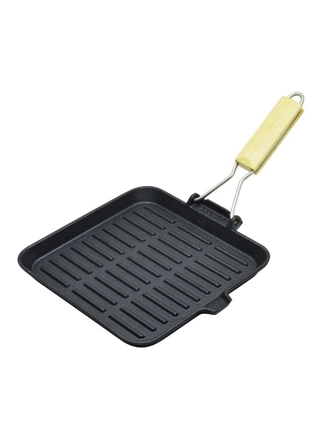 MG Cast Iron Grill Pan Cast Iron / Wood