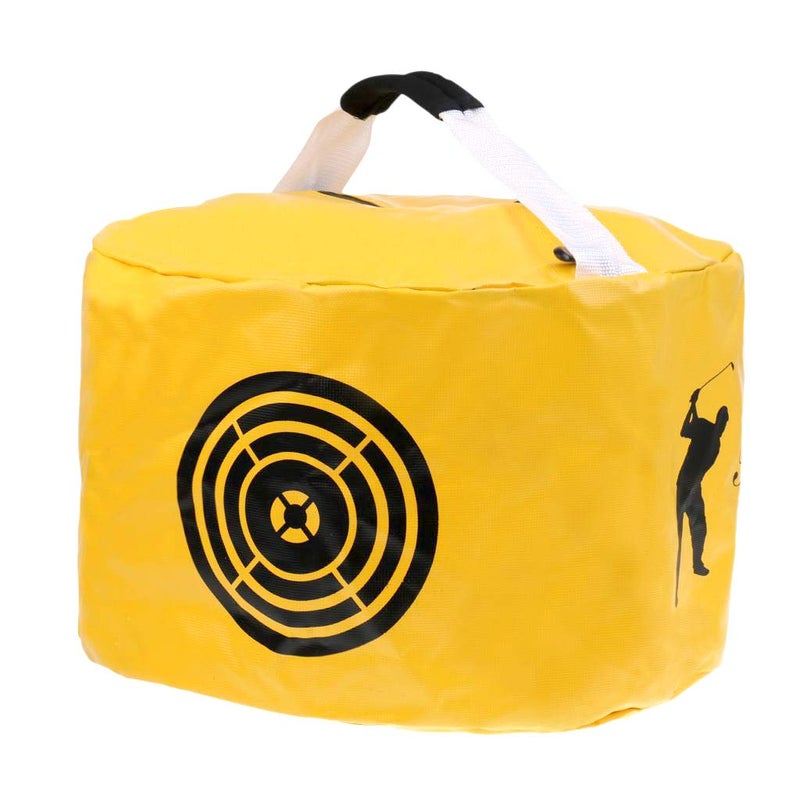 TuhooMall Hitting Bag Golf Impact Power Smash Bag Swing Training Aids Waterproof Durable (Yellow) - Image 1
