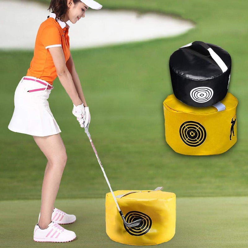 TuhooMall Hitting Bag Golf Impact Power Smash Bag Swing Training Aids Waterproof Durable (Yellow) - Image 5