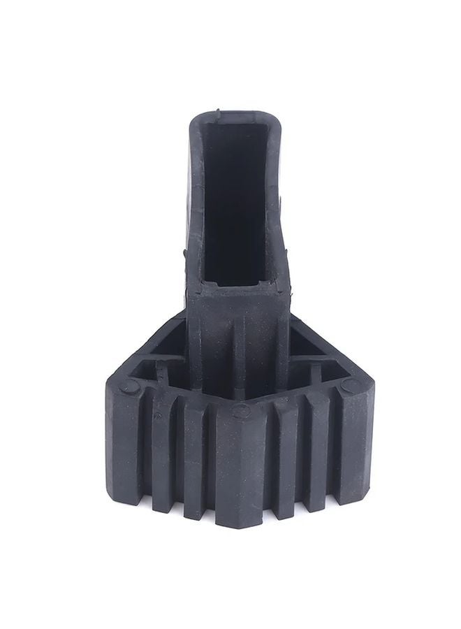 1pc Black Non Slip Telescopic Ladder Foot Covers Durable Rubber Pads For Stability - Image 3