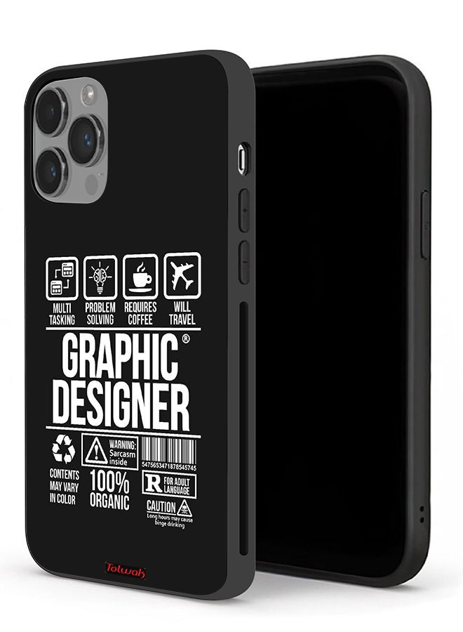 Tolwak Apple iPhone 14 Pro Max Protective Case Graphic Designer Sticker - Image 1