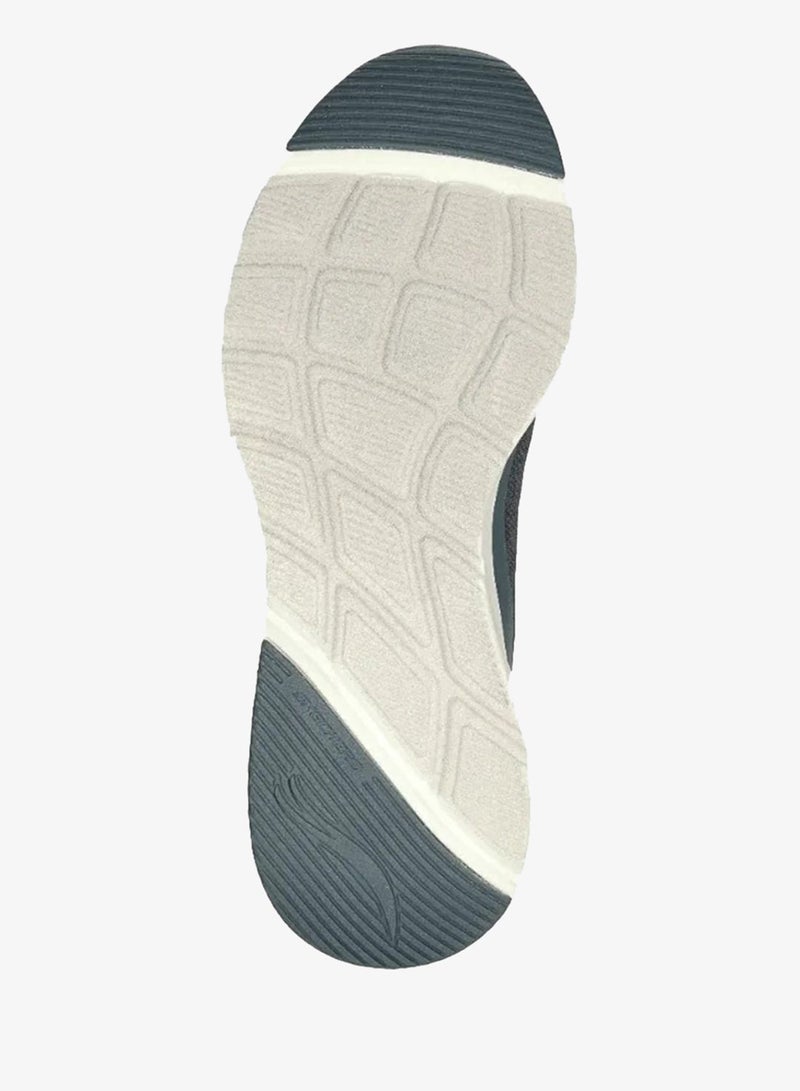 Skechers SKECH-AIR Court Men's Silver Lace-Up Shoes - Image 4