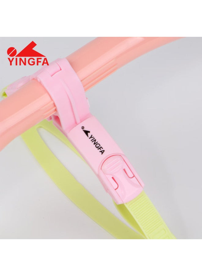 Yingfa Swimming Snorkel For Children And Adults Professional Training Snorkel Breathing Tube Pre-positioned Wet Breathing Tube Pink - Image 3