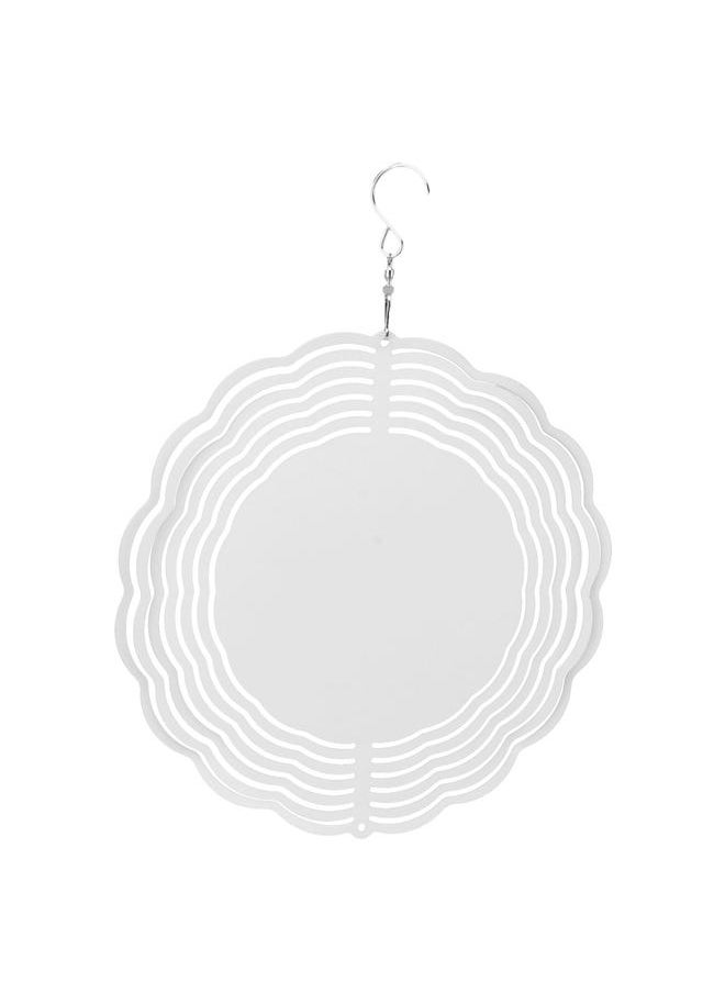 Sublimation Wind Chime Aluminum DIY Blank Wind Turntable for Outdoor Garden Window Decoration