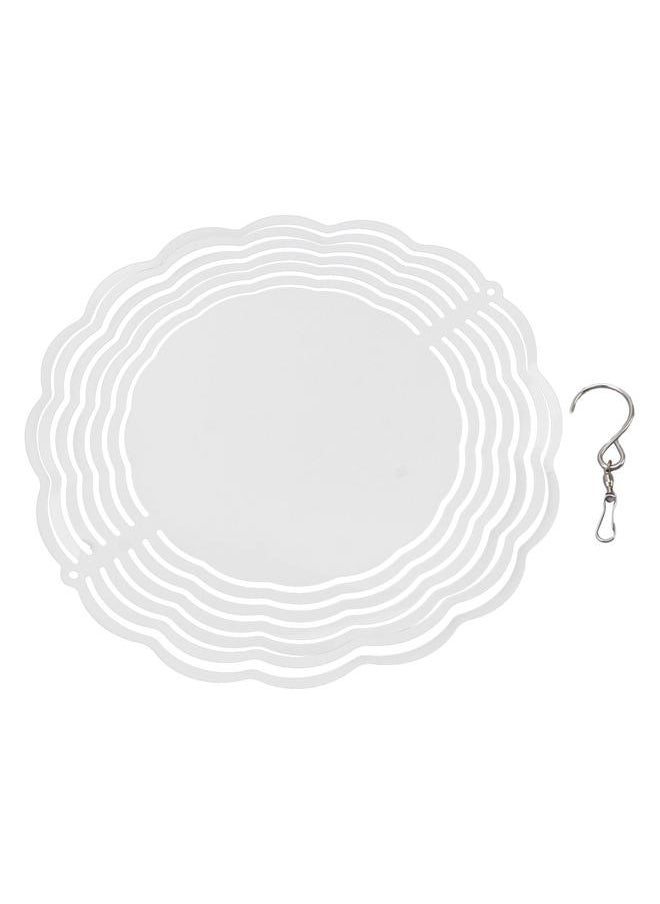 Sublimation Wind Chime Aluminum DIY Blank Wind Turntable for Outdoor Garden Window Decoration