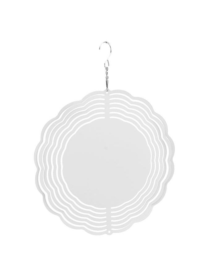 Sublimation Wind Chime Aluminum DIY Blank Wind Turntable for Outdoor Garden Window Decoration