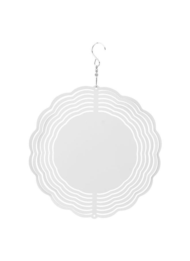 Sublimation Wind Chime Aluminum DIY Blank Wind Turntable for Outdoor Garden Window Decoration